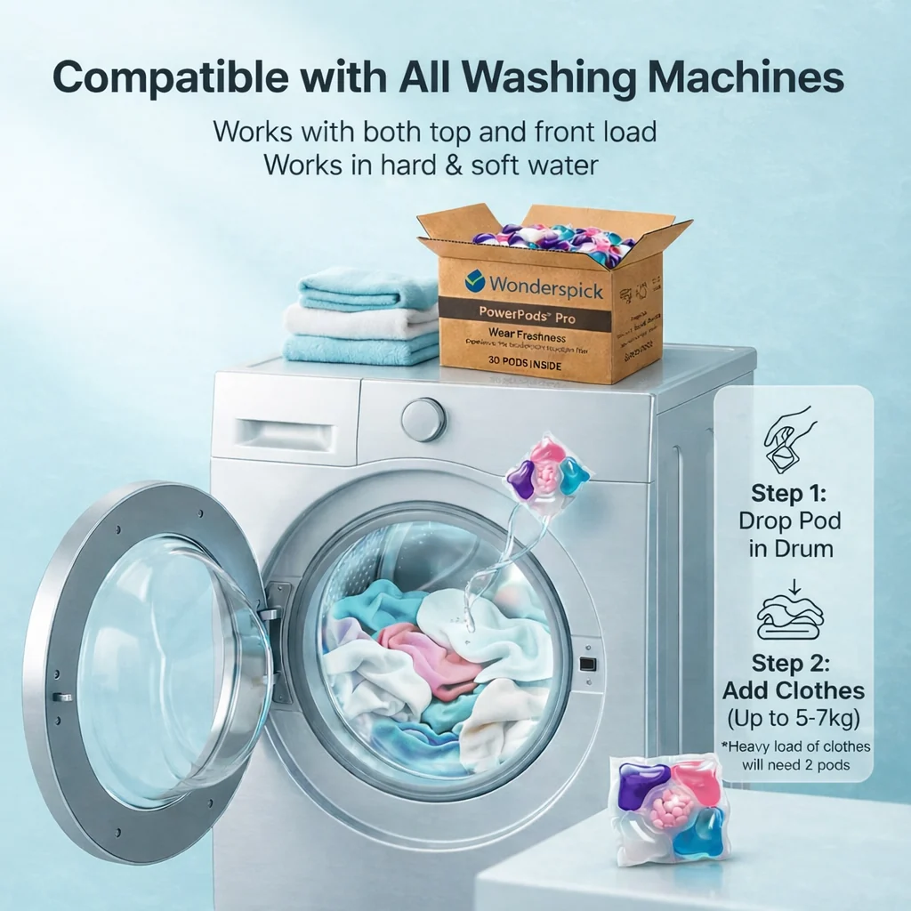 5-in-1 Washing Machine Laundry PowerPods Pro